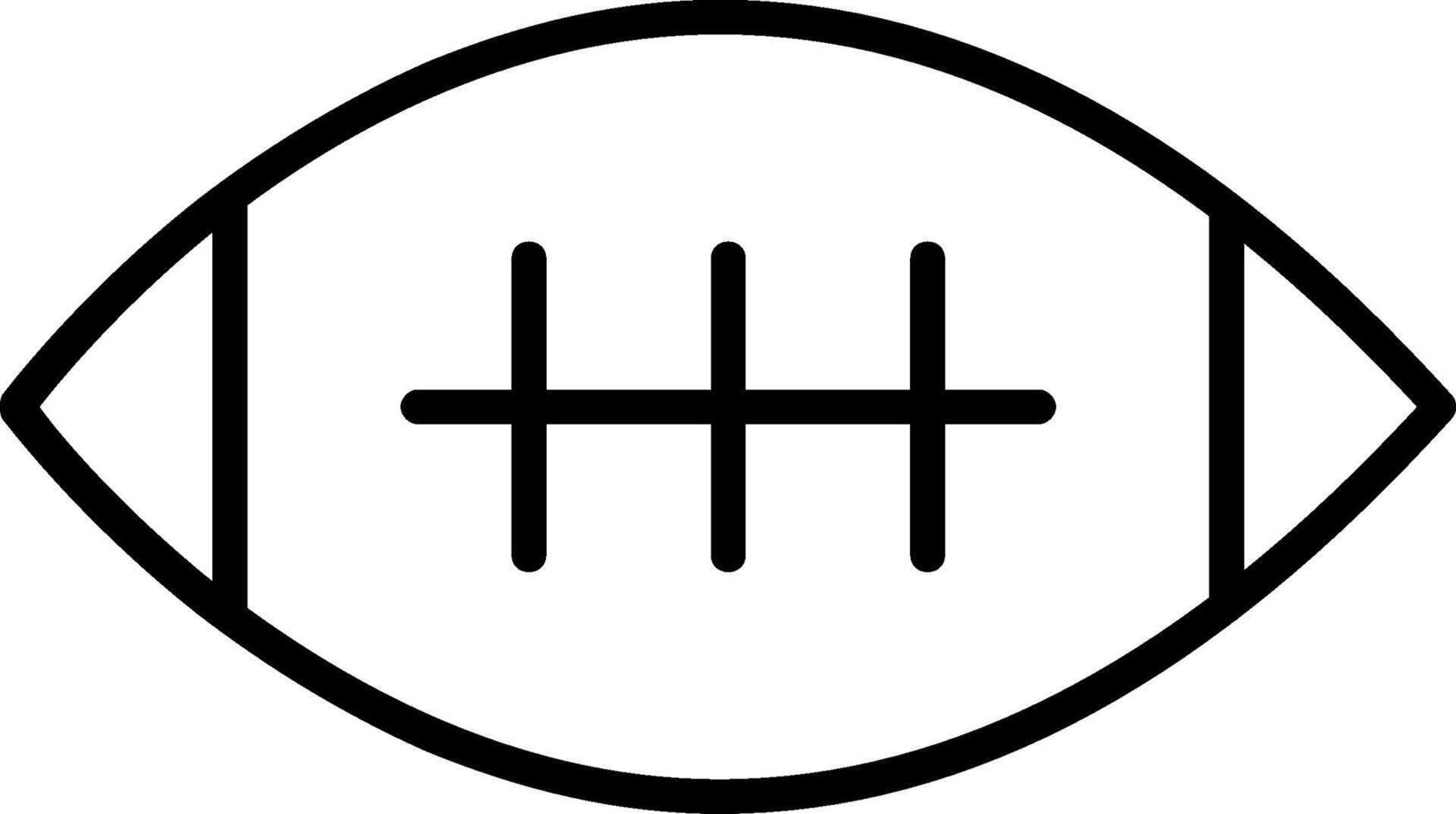 Football Line Icon Design vector