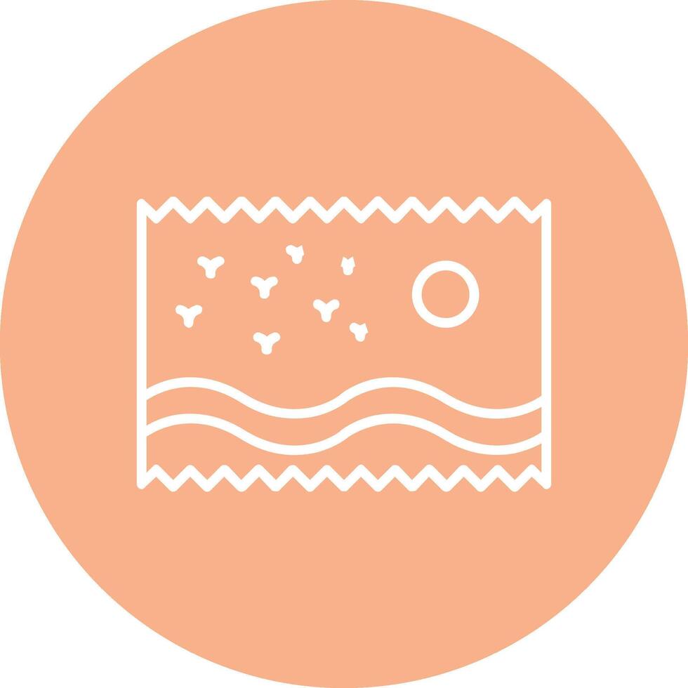 Photo Line Multi Circle Icon vector