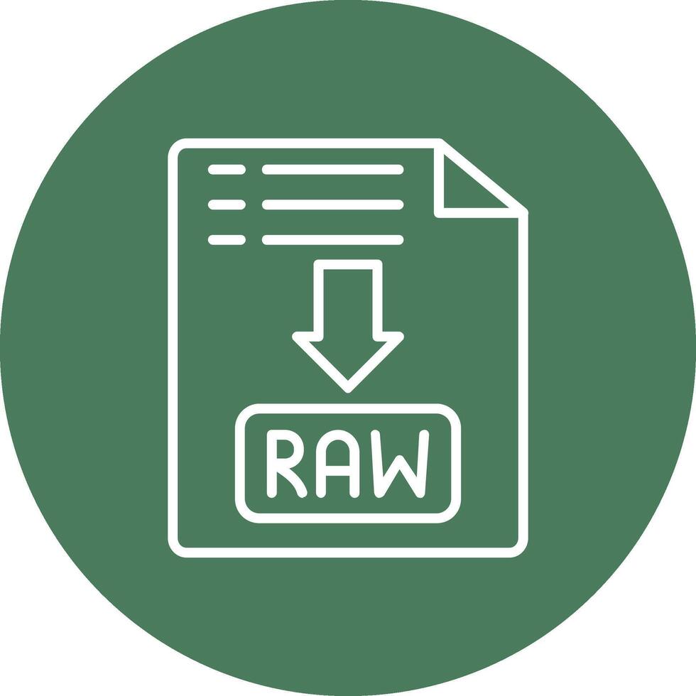 Raw Line Multi Circle Icon vector