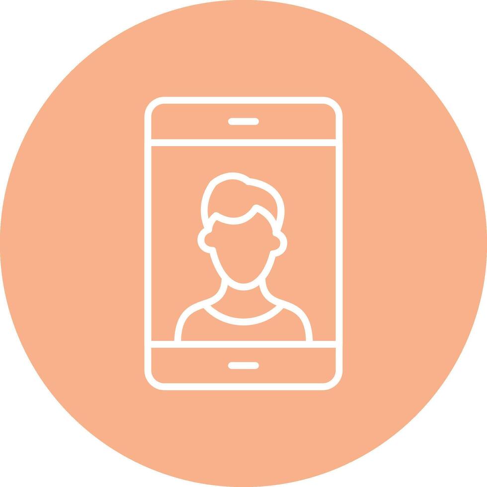 Photo Line Multi Circle Icon vector