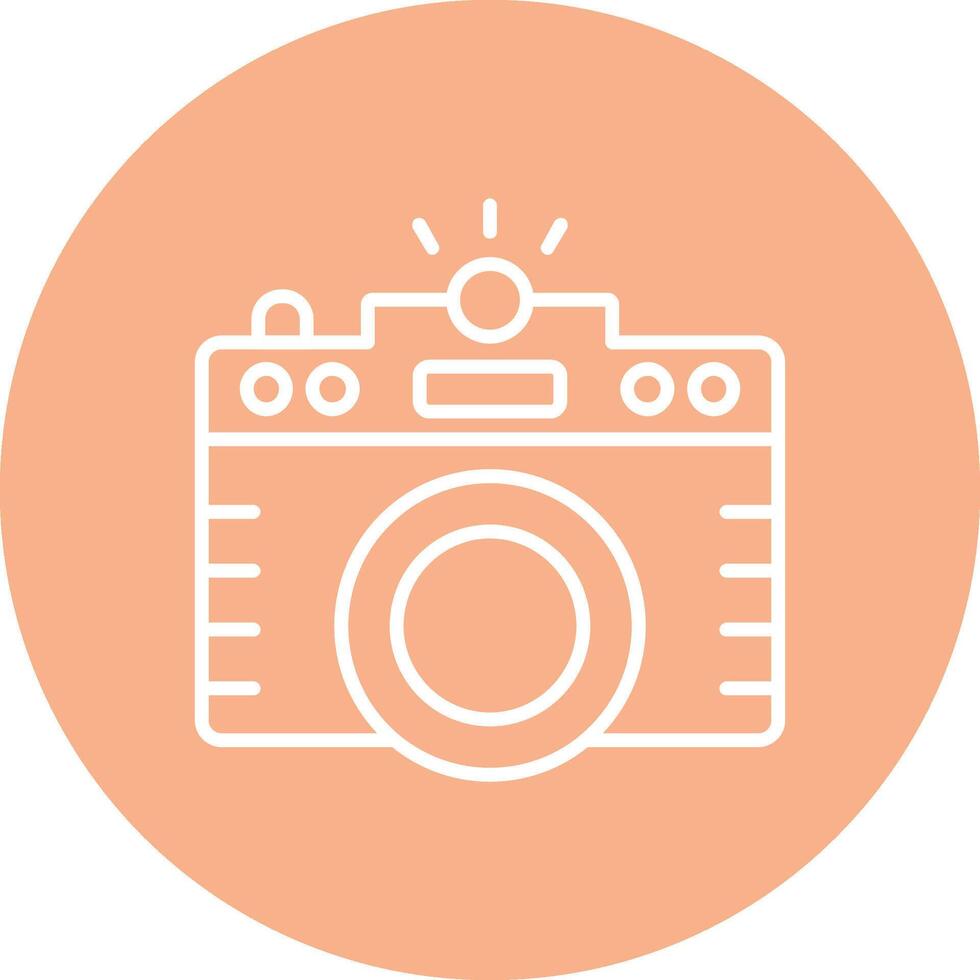 Photo Line Multi Circle Icon vector