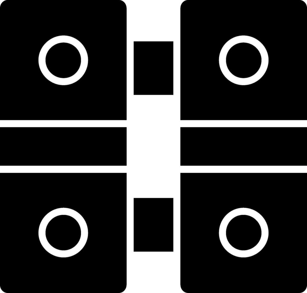 Hinge Glyph Icon Design vector