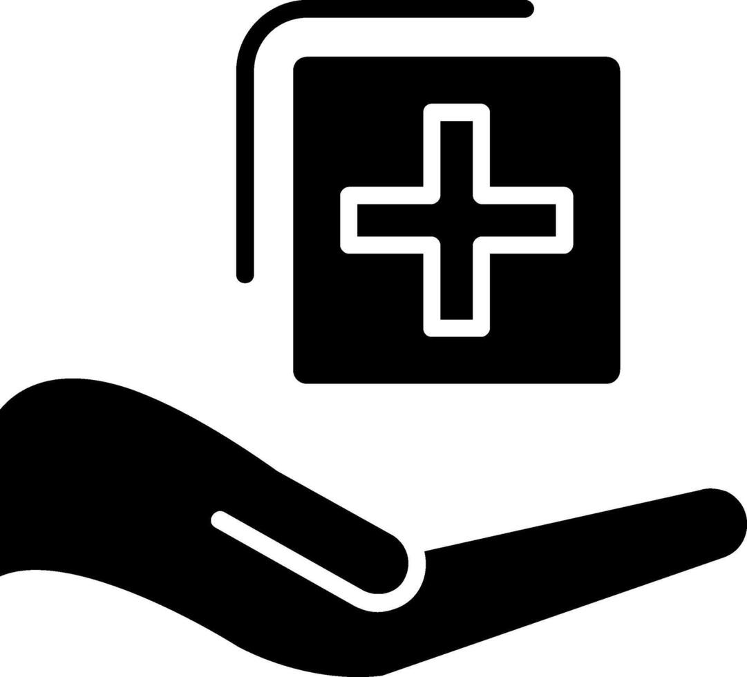 Medical Suppot Glyph Icon Design vector