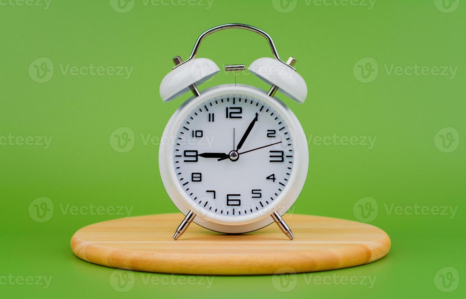 Time and a clock that stops, a photo of a clock in the studio, an important time concept in work and life.