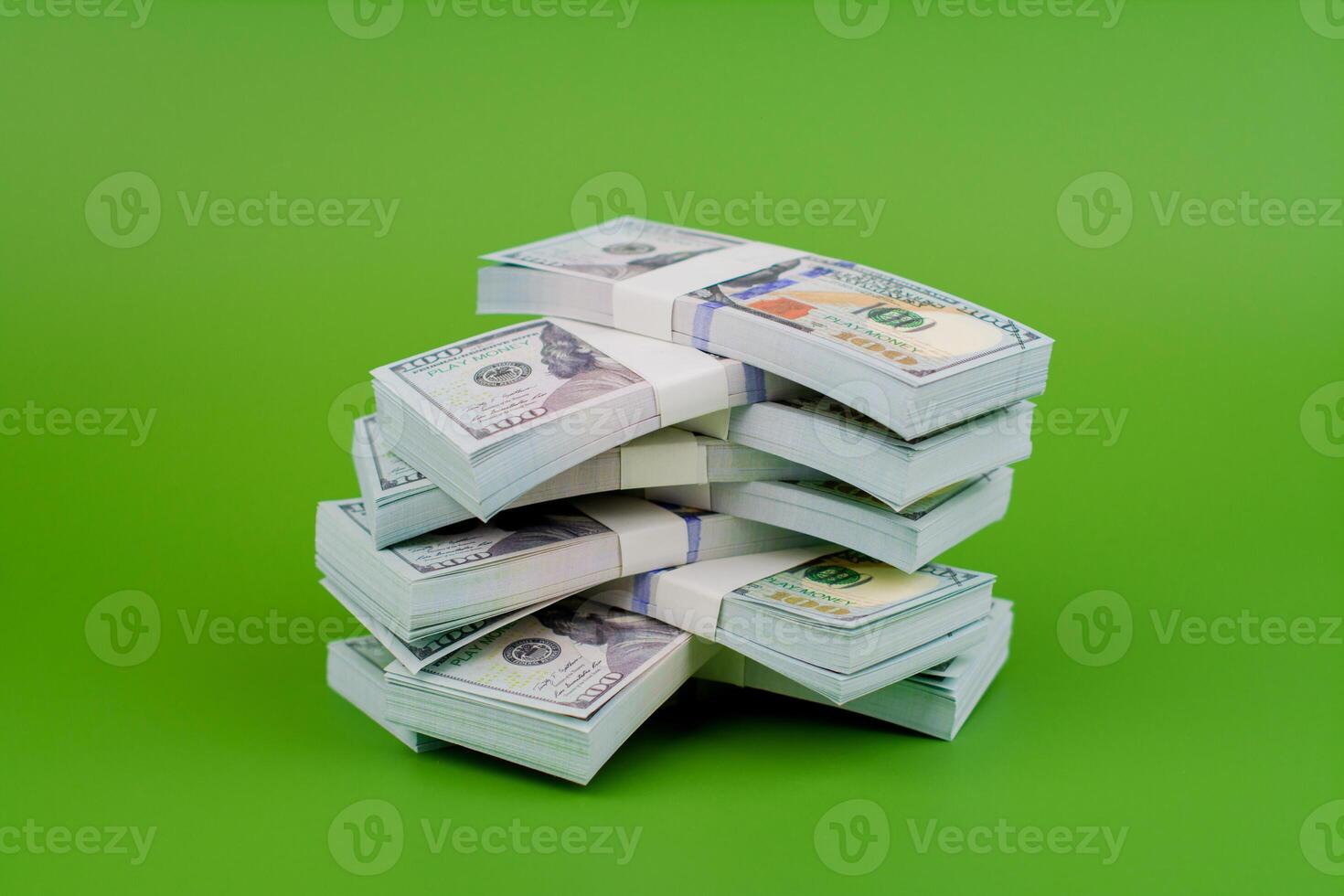 Money and time, dollar currency, saving money, generating financial income and investing Cash flow, accounting and financial planning photo