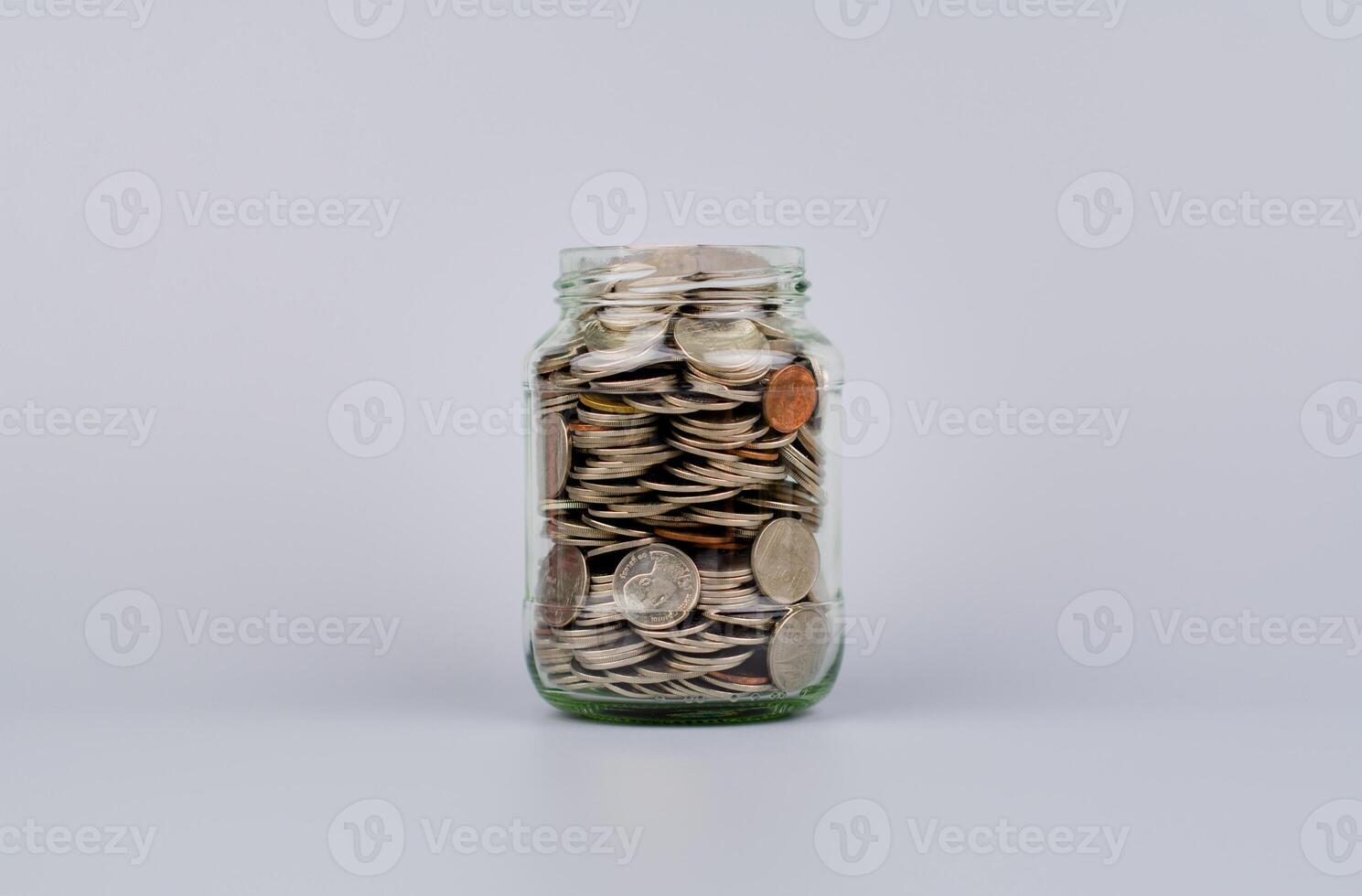 Saving money in a piggy bank creates financial discipline and sets up a financial system. Cash flow, financial growth and investing in the stock market photo