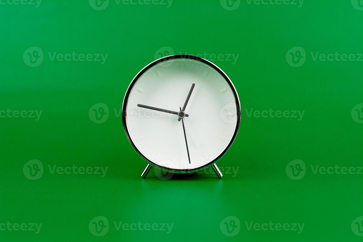 Time hand shows standing time. High quality studio photo of a clock. The concept of time and the rules of time in work