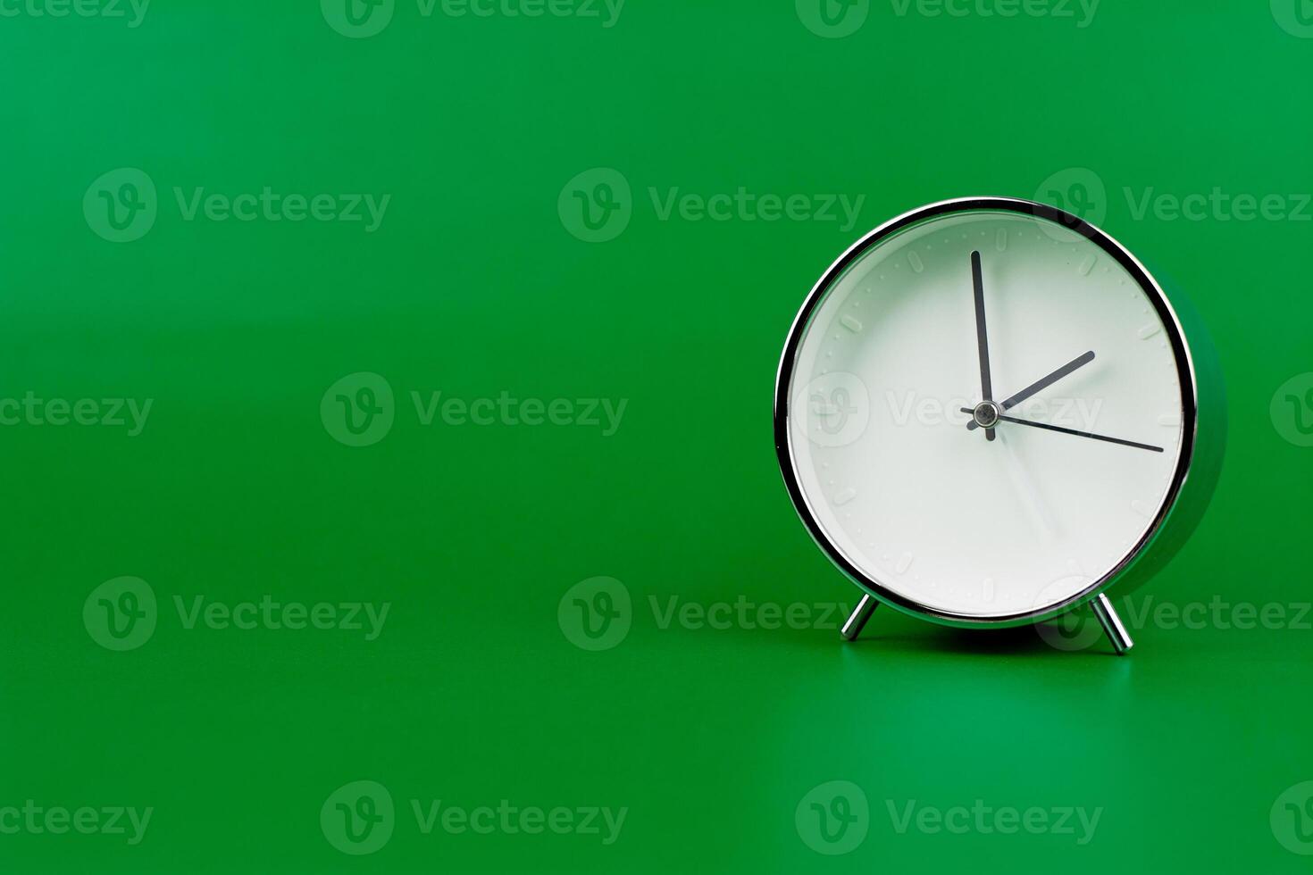 Time hand shows standing time. High quality studio photo of a clock. The concept of time and the rules of time in work