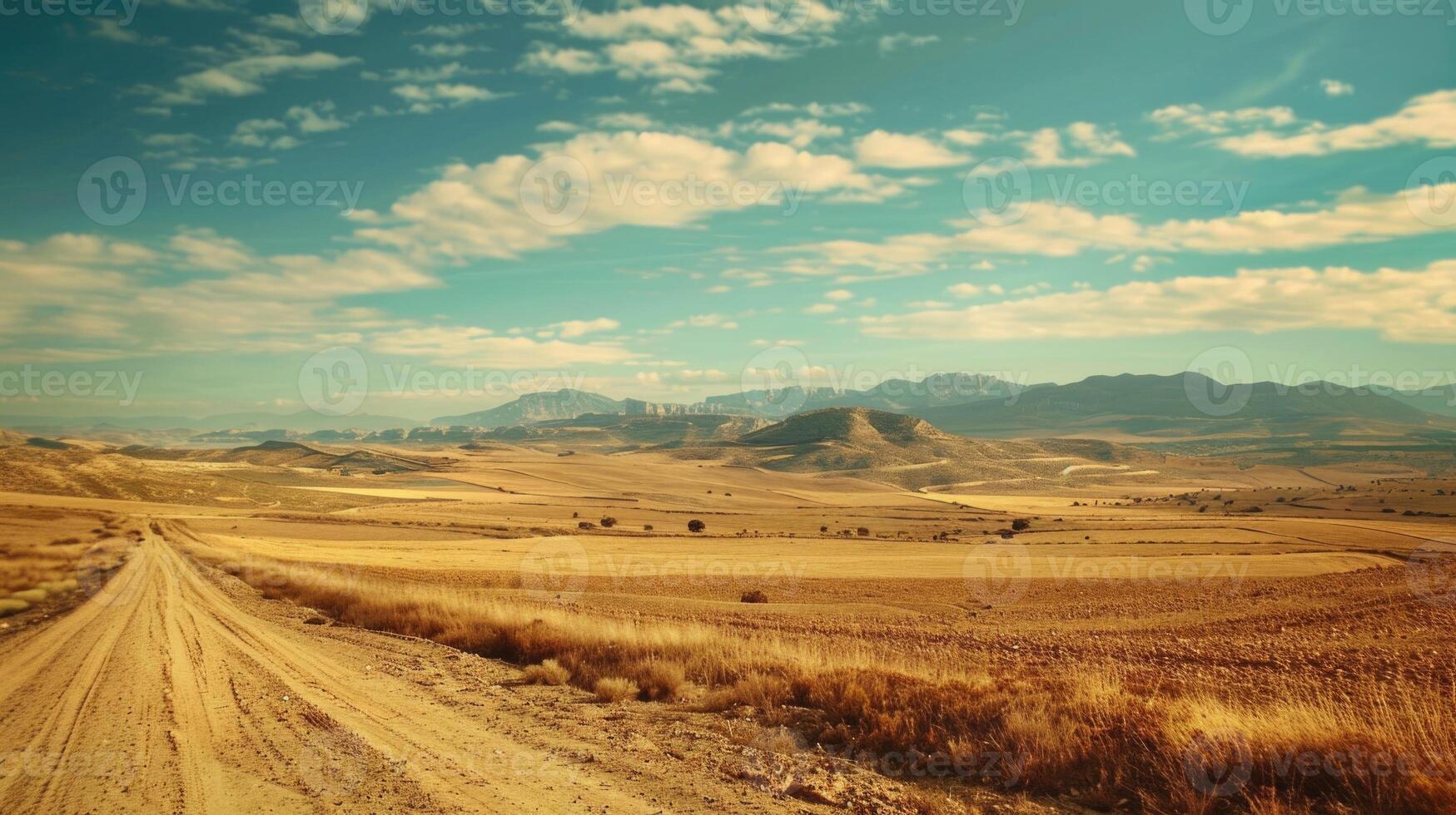 A desert zone in Spain. photo