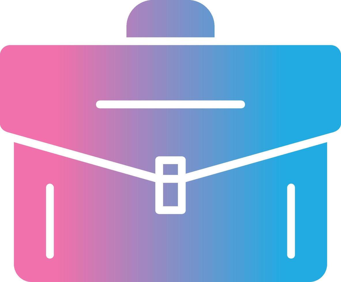 Portfolio Glyph Gradient Icon Design vector