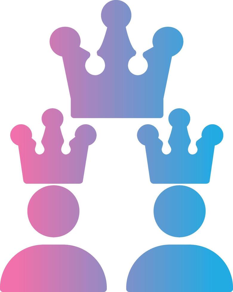Franchising Glyph Gradient Icon Design vector