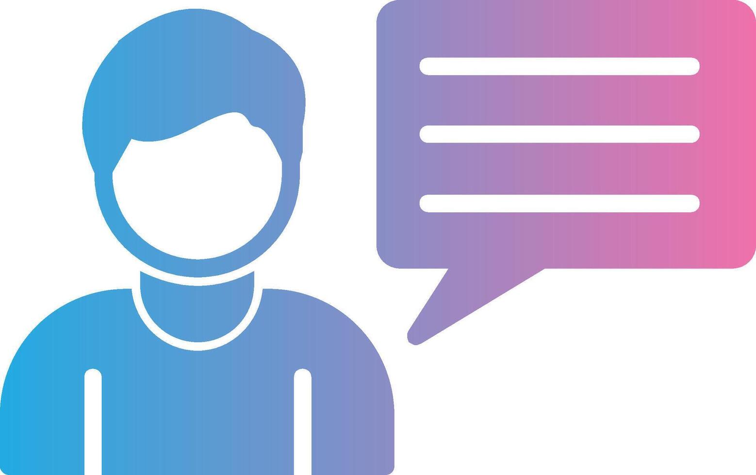 Business Consulting Glyph Gradient Icon Design vector