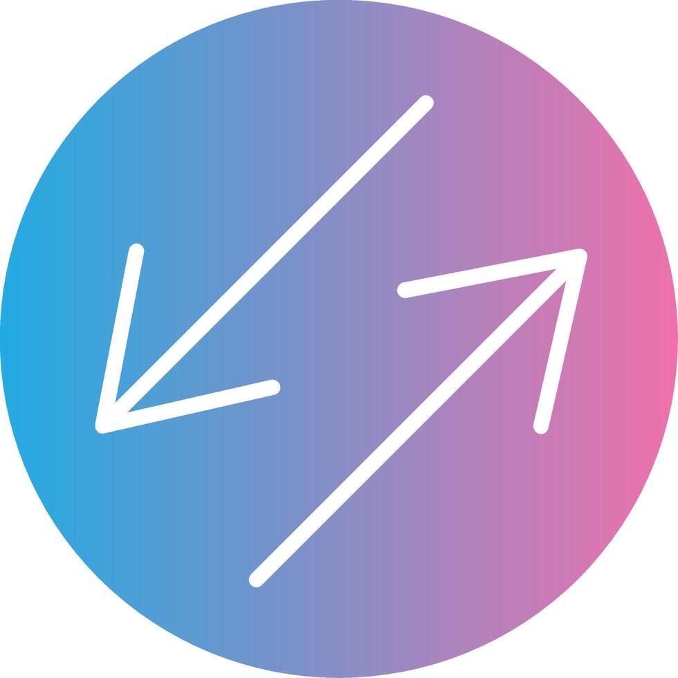 Swap Glyph Gradient Icon Design vector