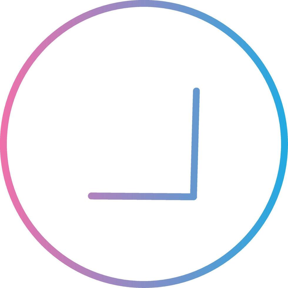 Chevron Line Gradient Icon Design vector