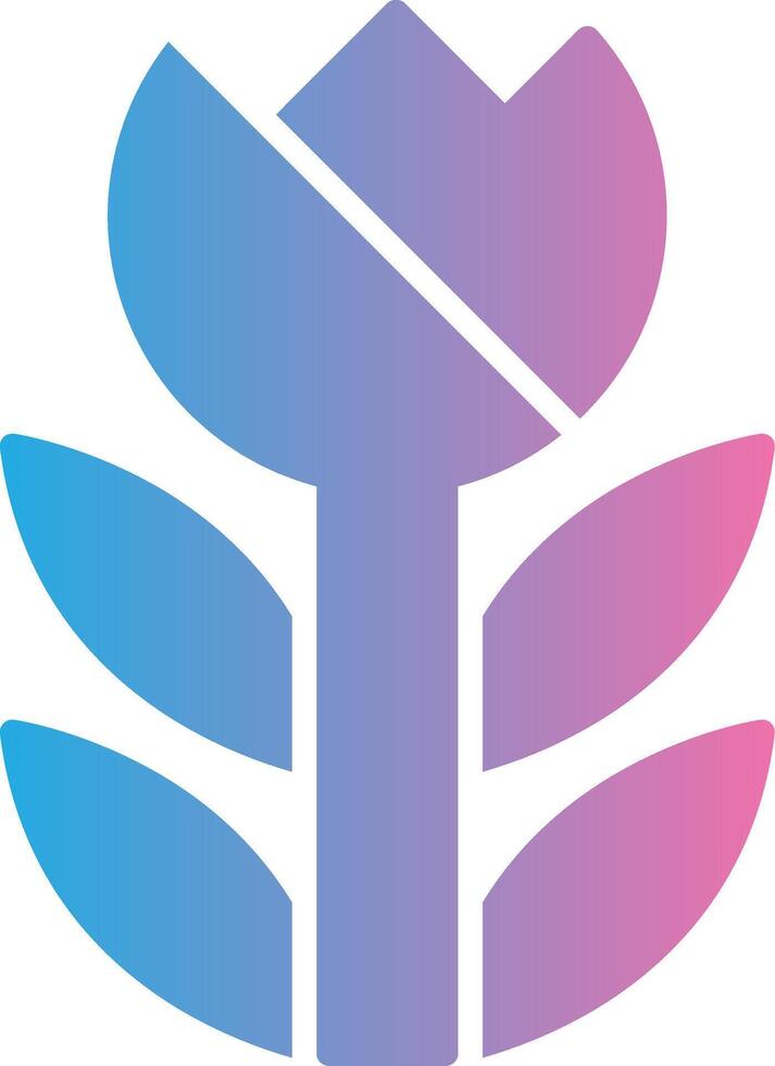 Macro Glyph Gradient Icon Design vector