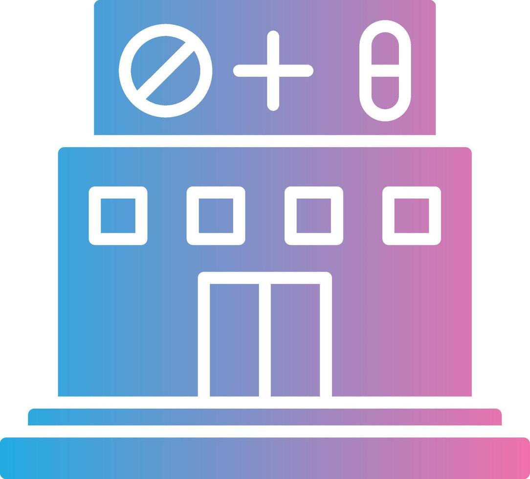 Pharmacy Glyph Gradient Icon Design vector