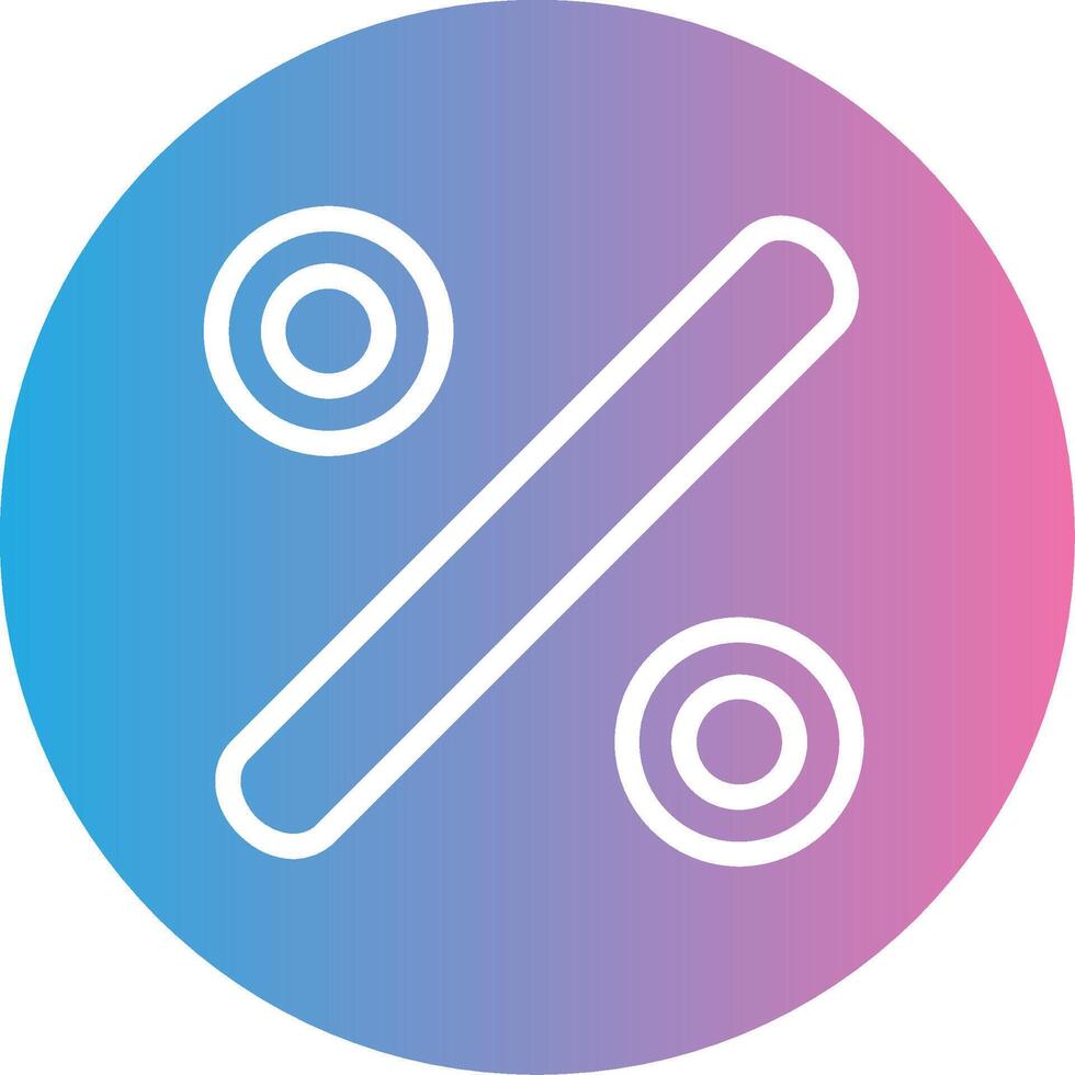 Divide Glyph Gradient Icon Design vector