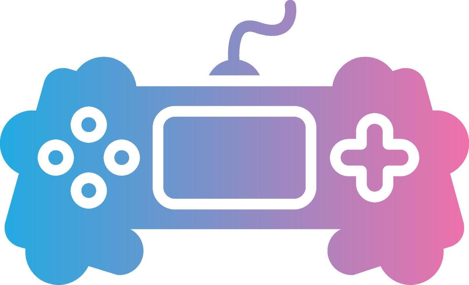 Game Glyph Gradient Icon Design vector