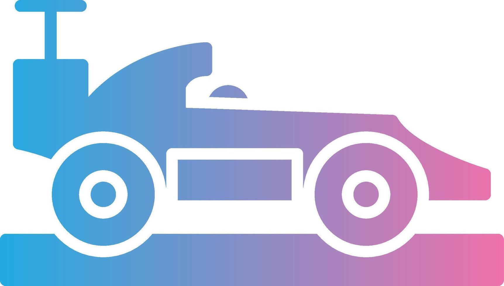 Racing Glyph Gradient Icon Design vector