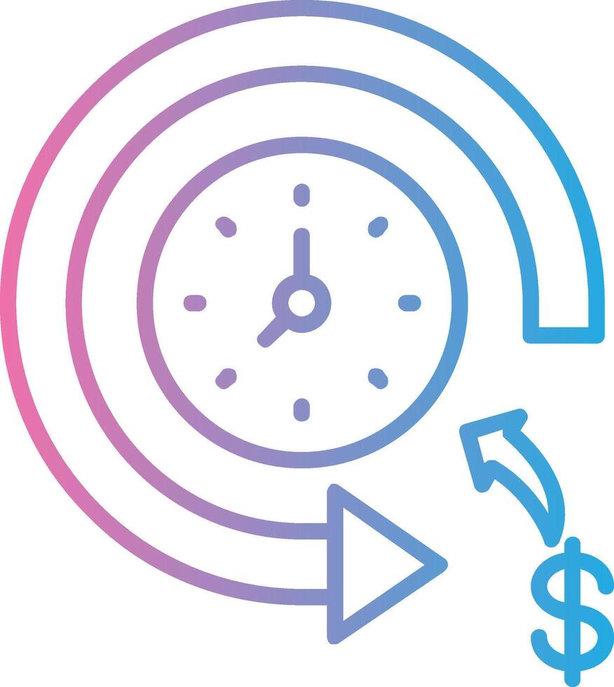 Refinery Line Gradient Icon Design vector