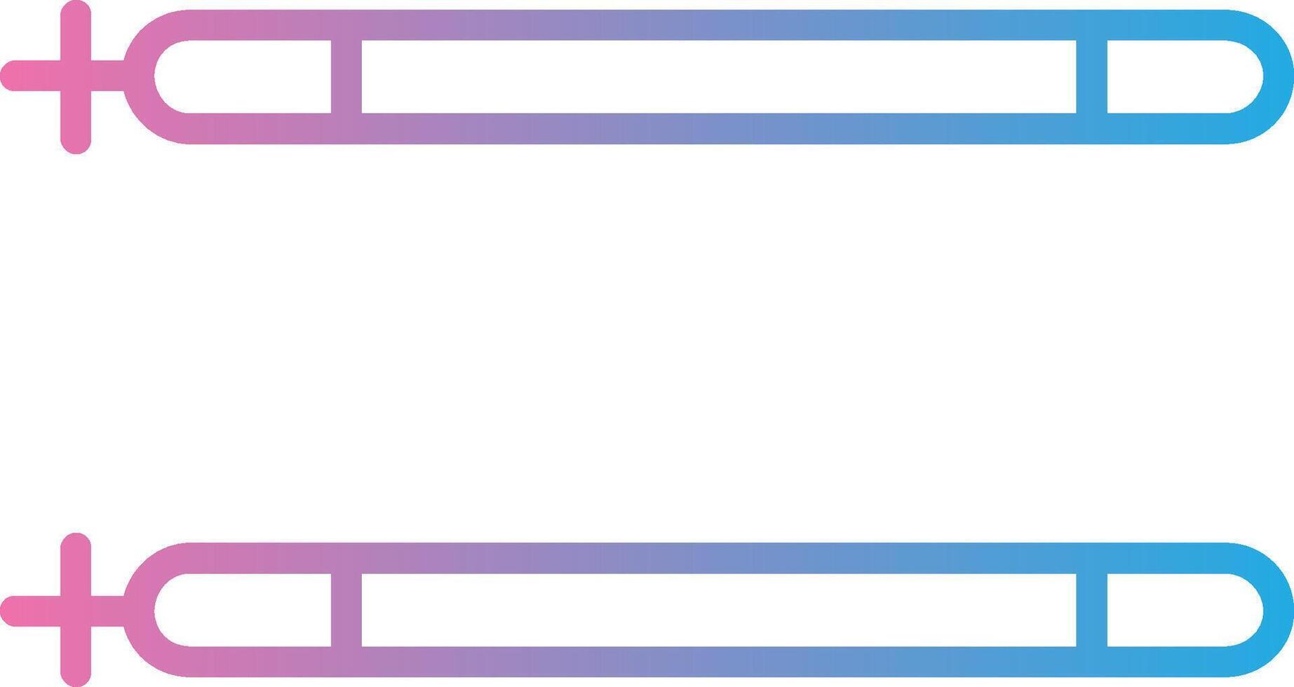 Sticks Line Gradient Icon Design vector