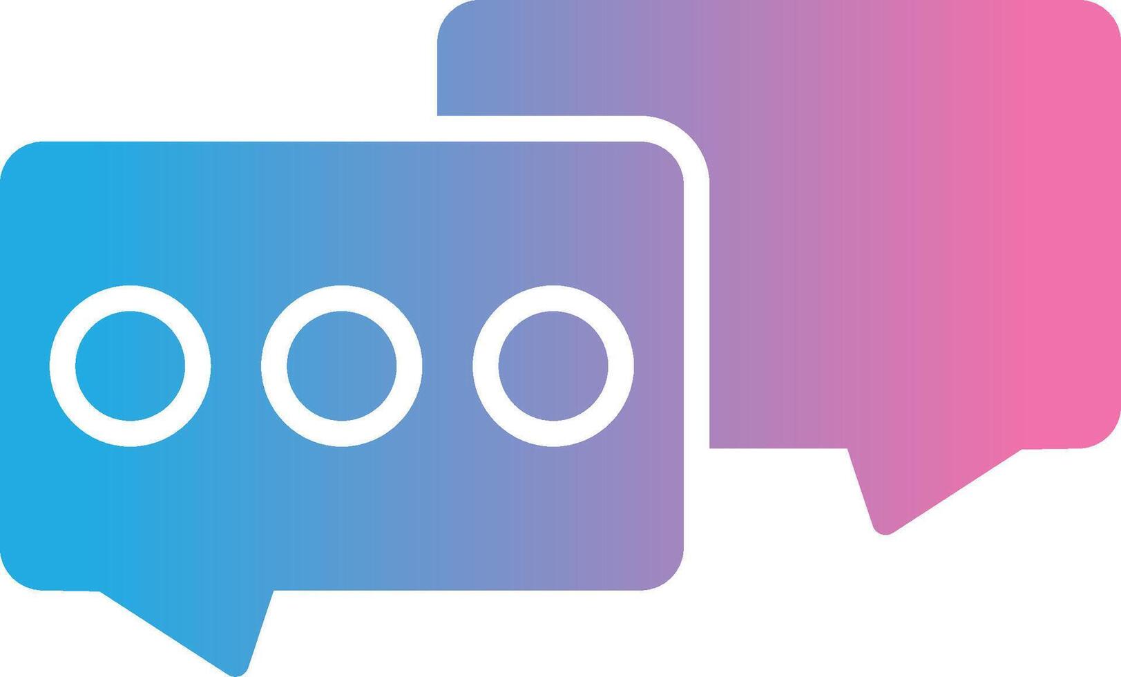 Comments Glyph Gradient Icon Design vector