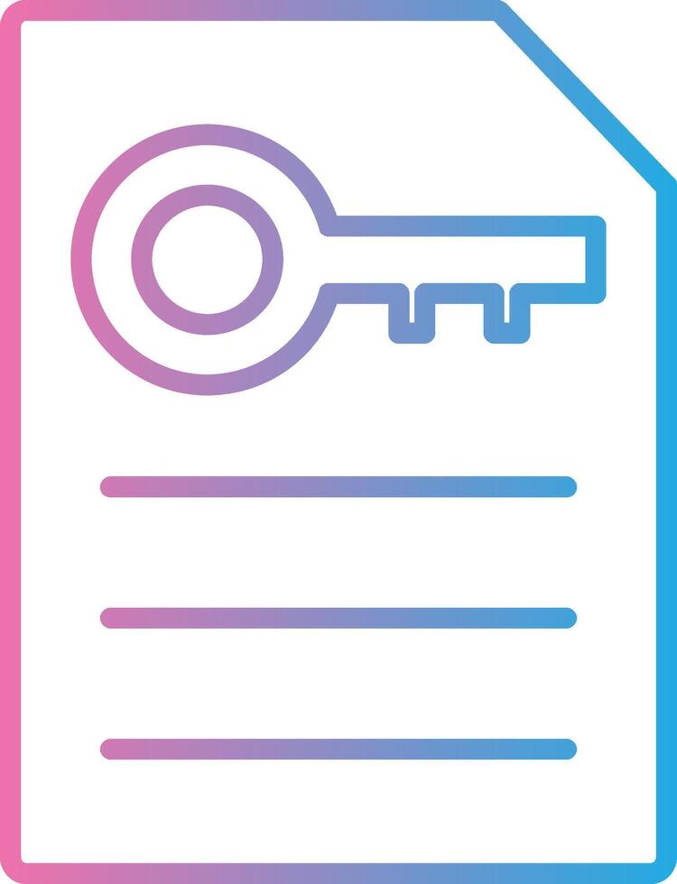 Keyword Generator Line Gradient Icon Design vector