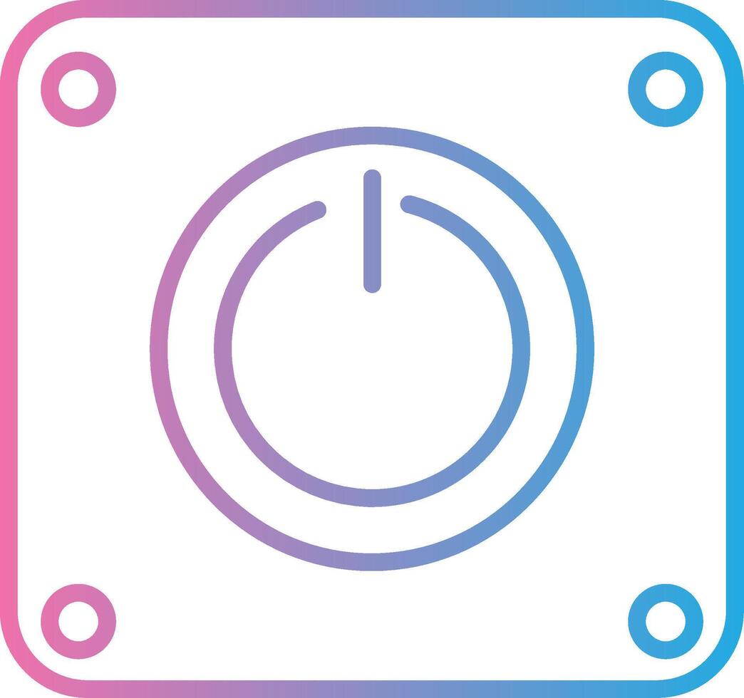 Power Line Gradient Icon Design vector
