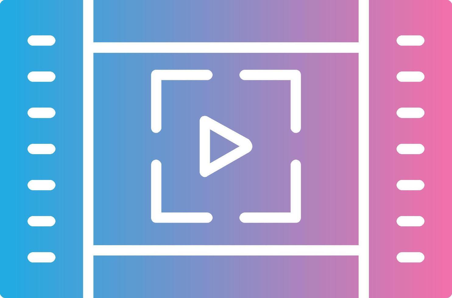 Full Screen Glyph Gradient Icon Design vector