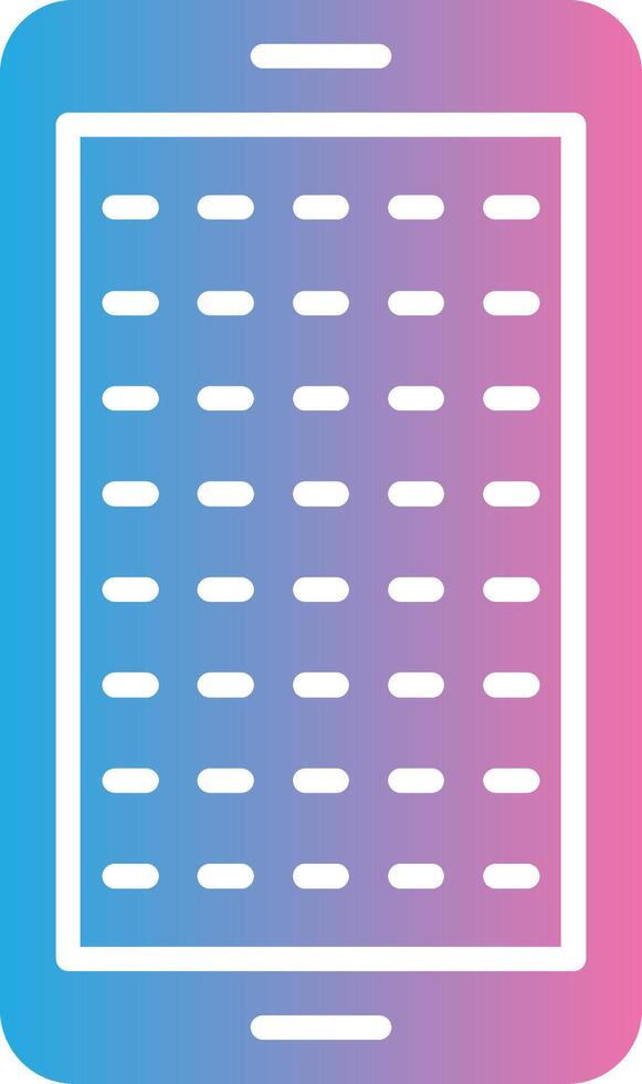 E Learning Glyph Gradient Icon Design vector
