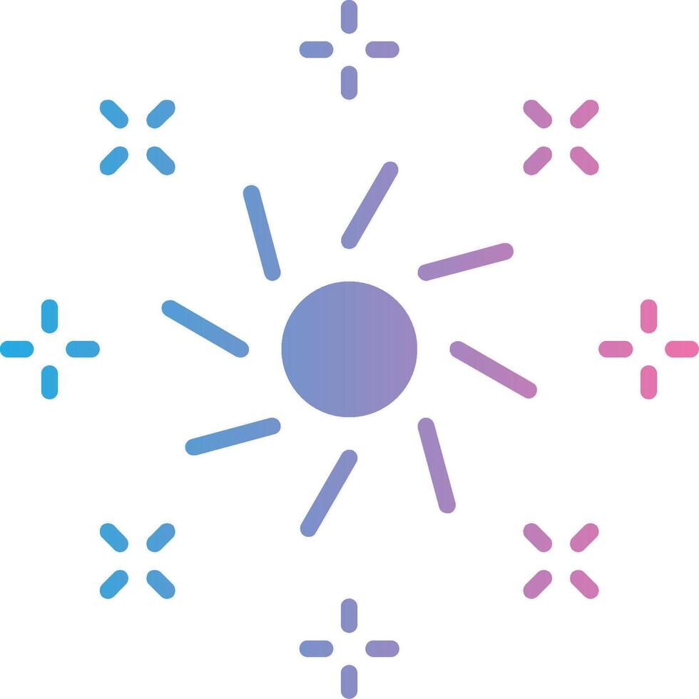 Lights Glyph Gradient Icon Design vector