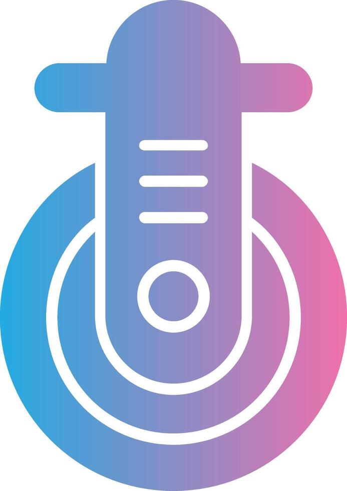 Caster Glyph Gradient Icon Design vector