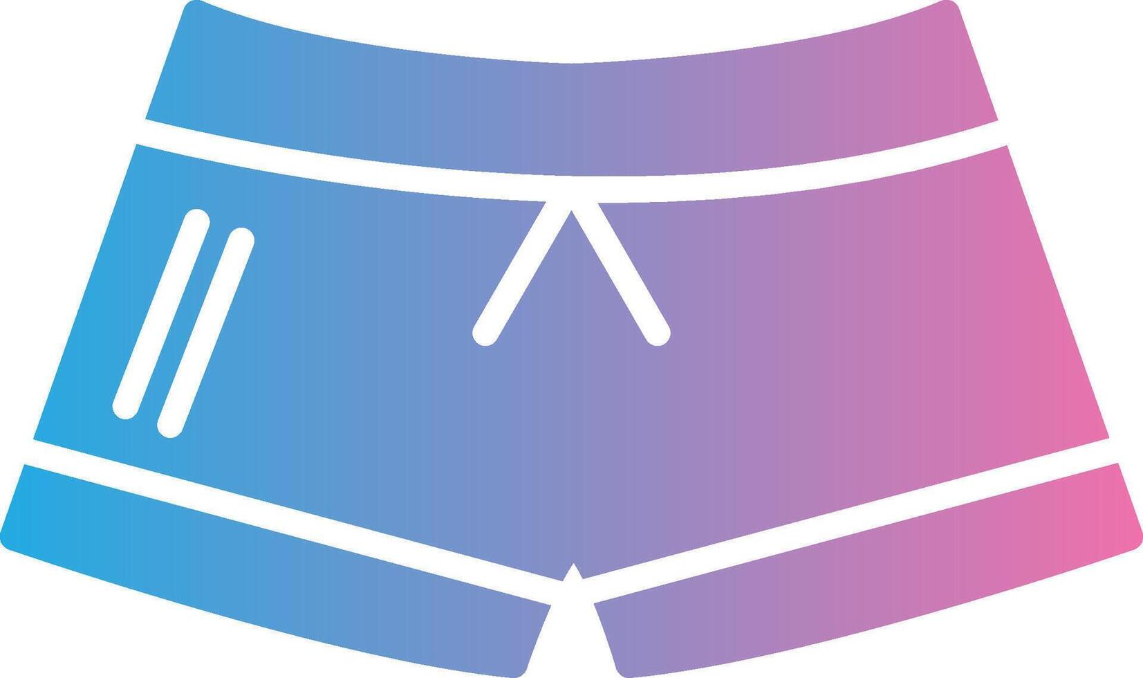 Short Glyph Gradient Icon Design vector