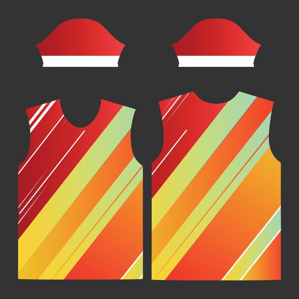 Innovative T-shirt Sport Jersey Design Template for Sporting Enthusiasts vector