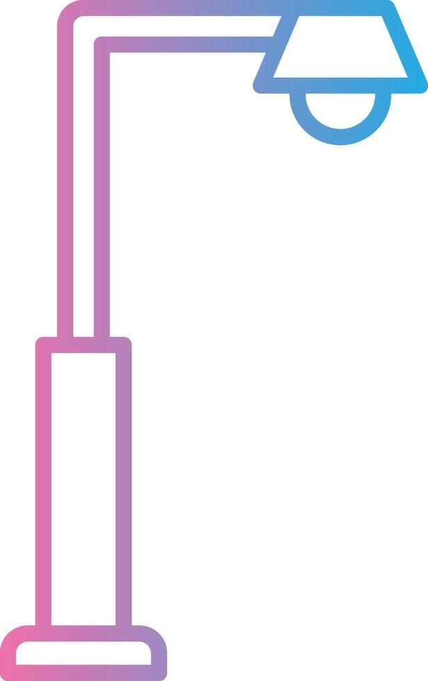 Street Lights Line Gradient Icon Design vector