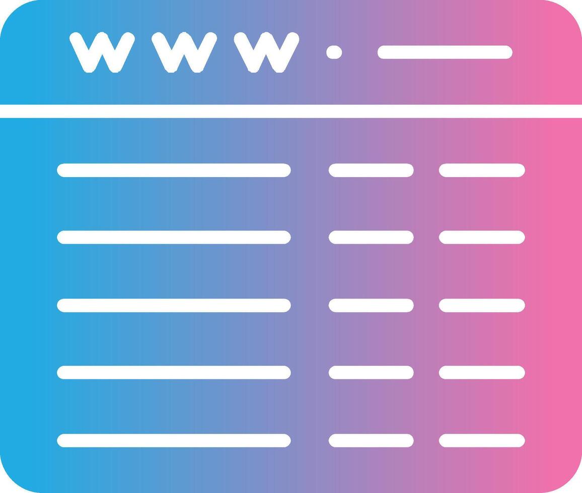Web Programming Glyph Gradient Icon Design vector
