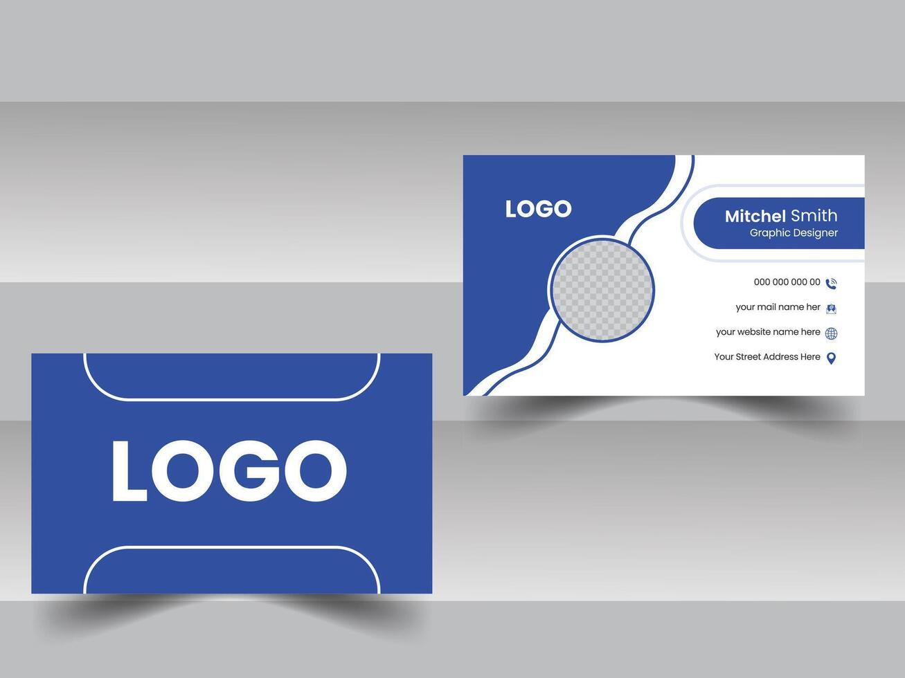 Business Card Design Template vector