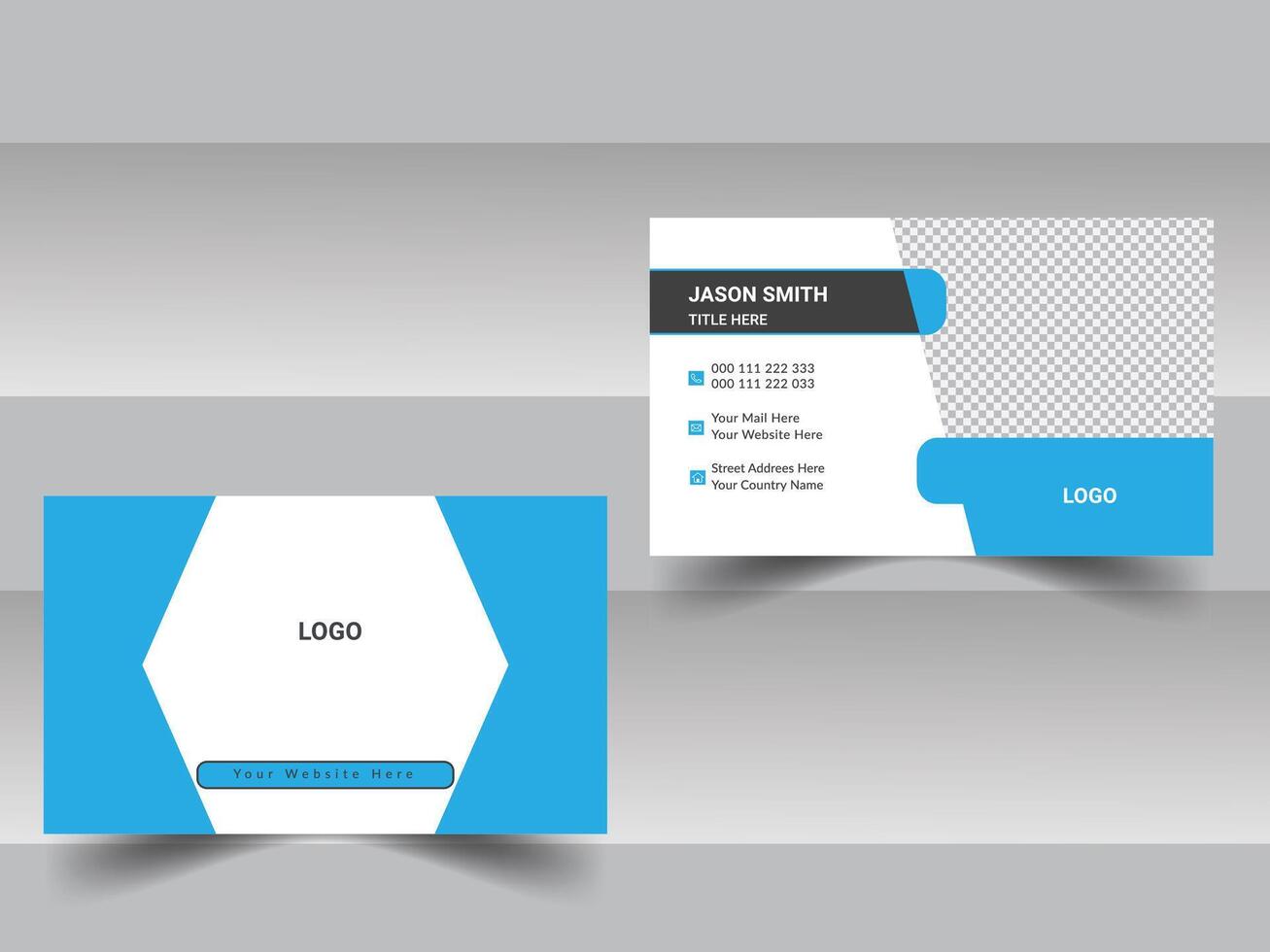 Business Card Design Template vector