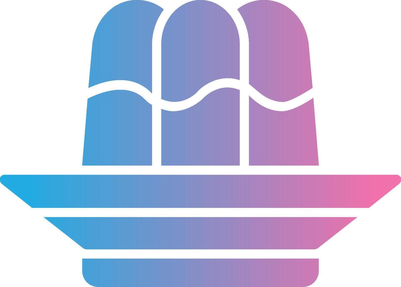 Jelly Glyph Gradient Icon Design vector