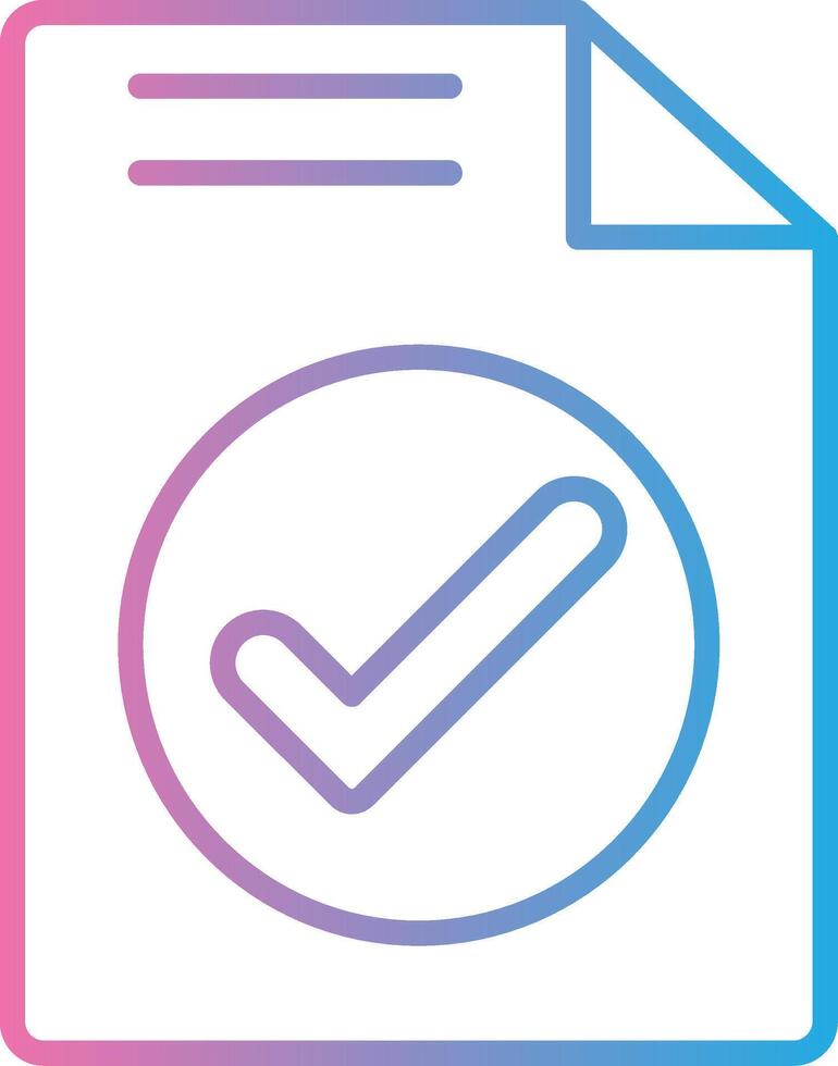Cheked Line Gradient Icon Design vector