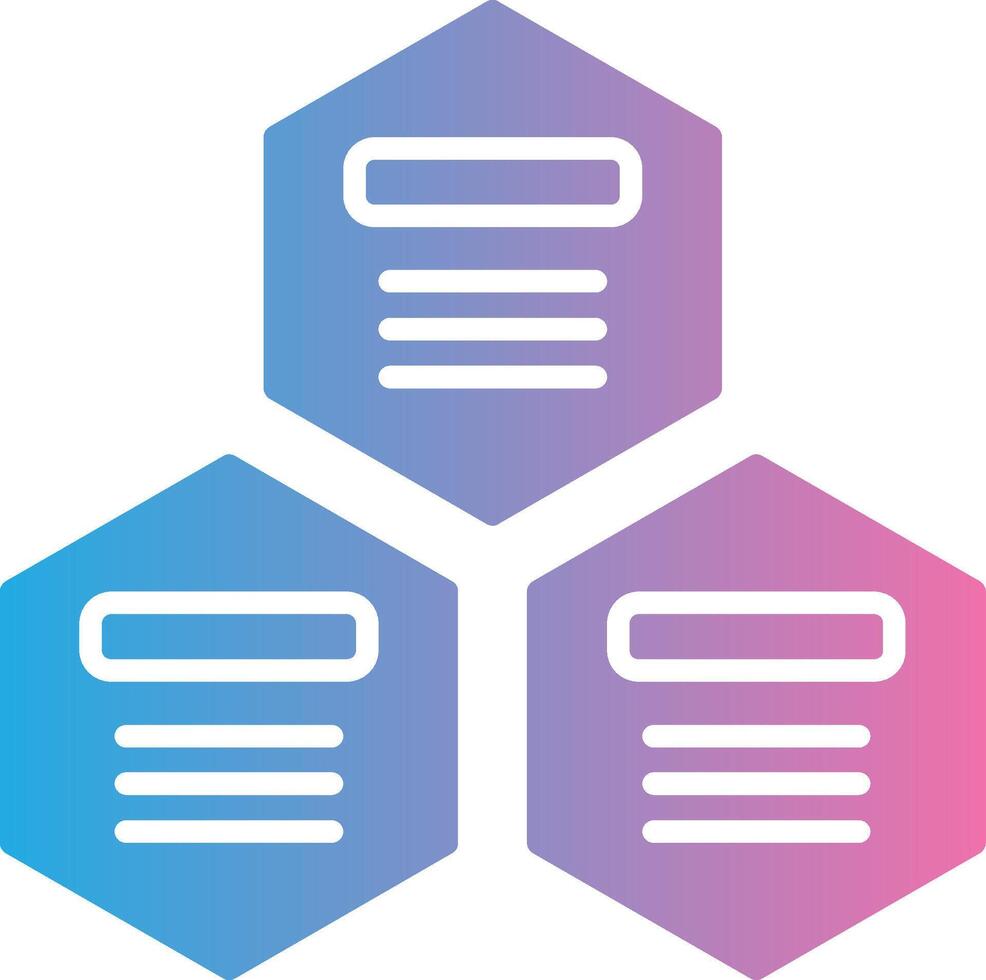 Infographic Elements Glyph Gradient Icon Design vector