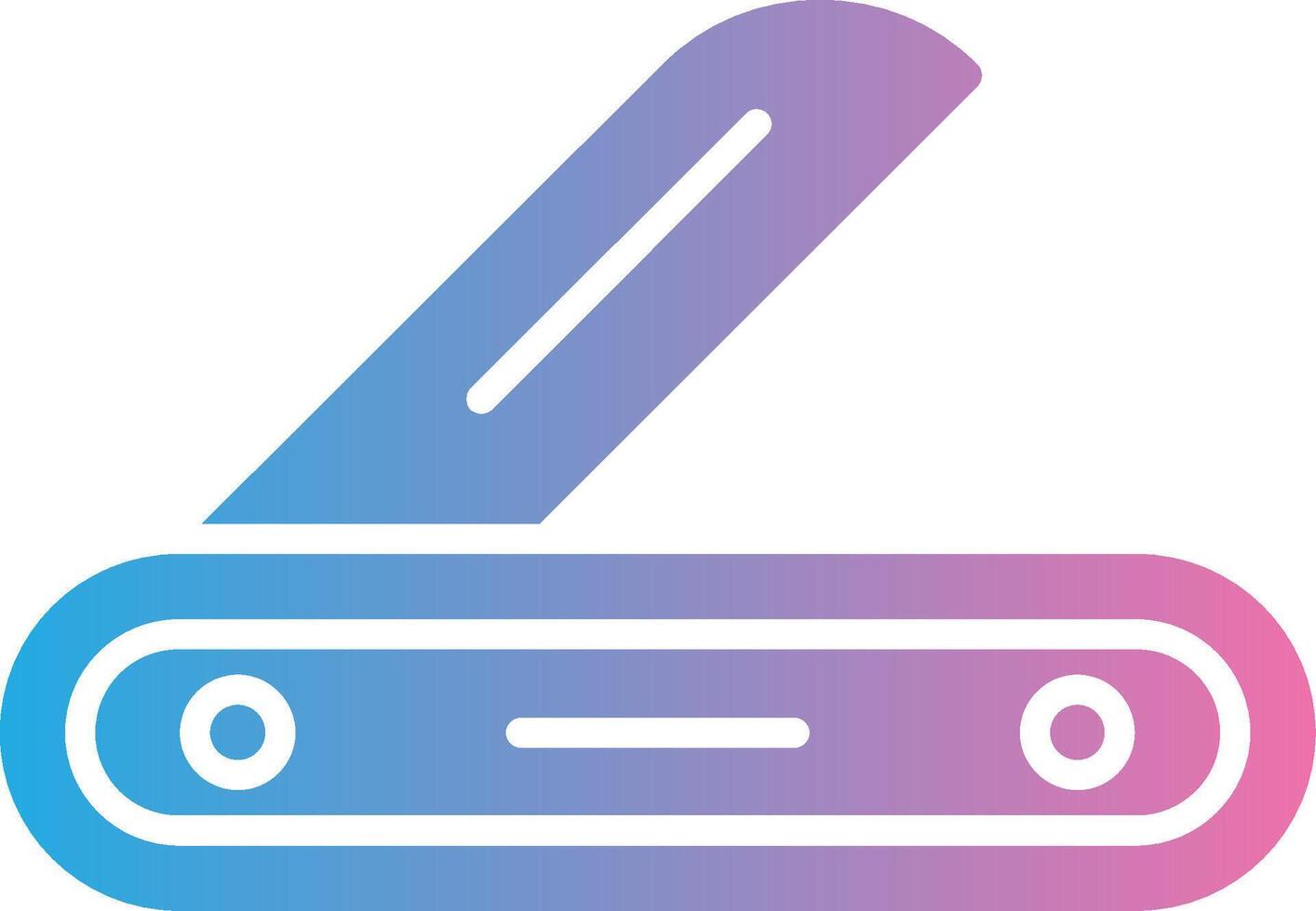 Multitool Glyph Gradient Icon Design vector