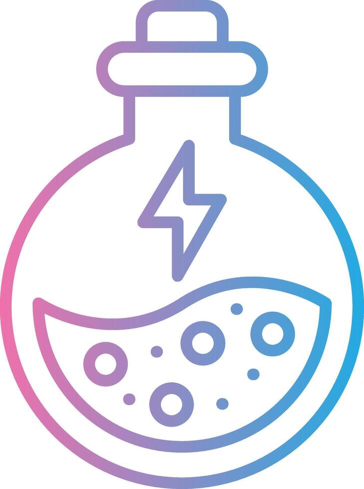 Scientific Line Gradient Icon Design vector