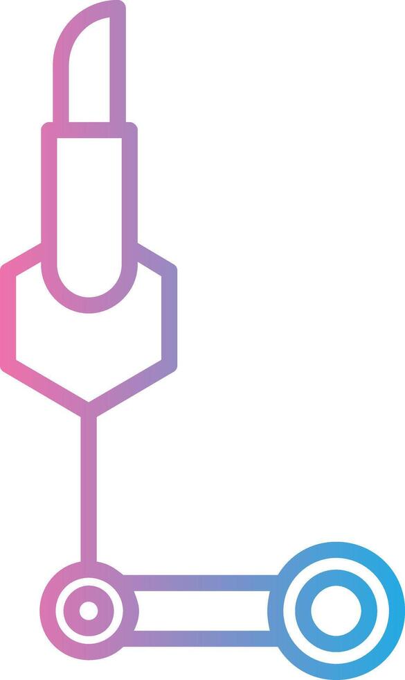 Science Line Gradient Icon Design vector