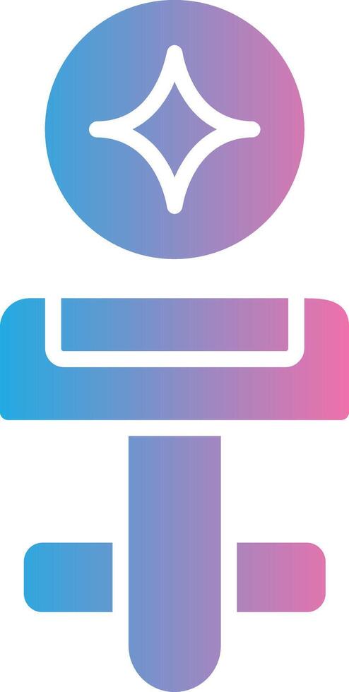 Cufflinks Glyph Gradient Icon Design vector