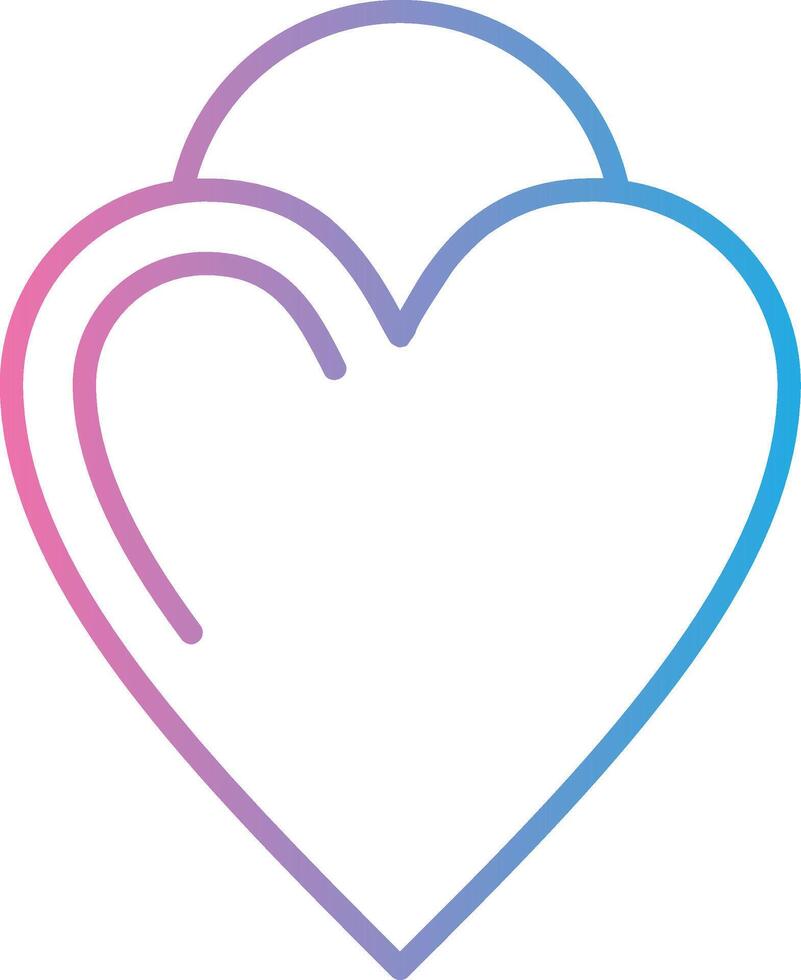 Pendant Line Gradient Icon Design vector