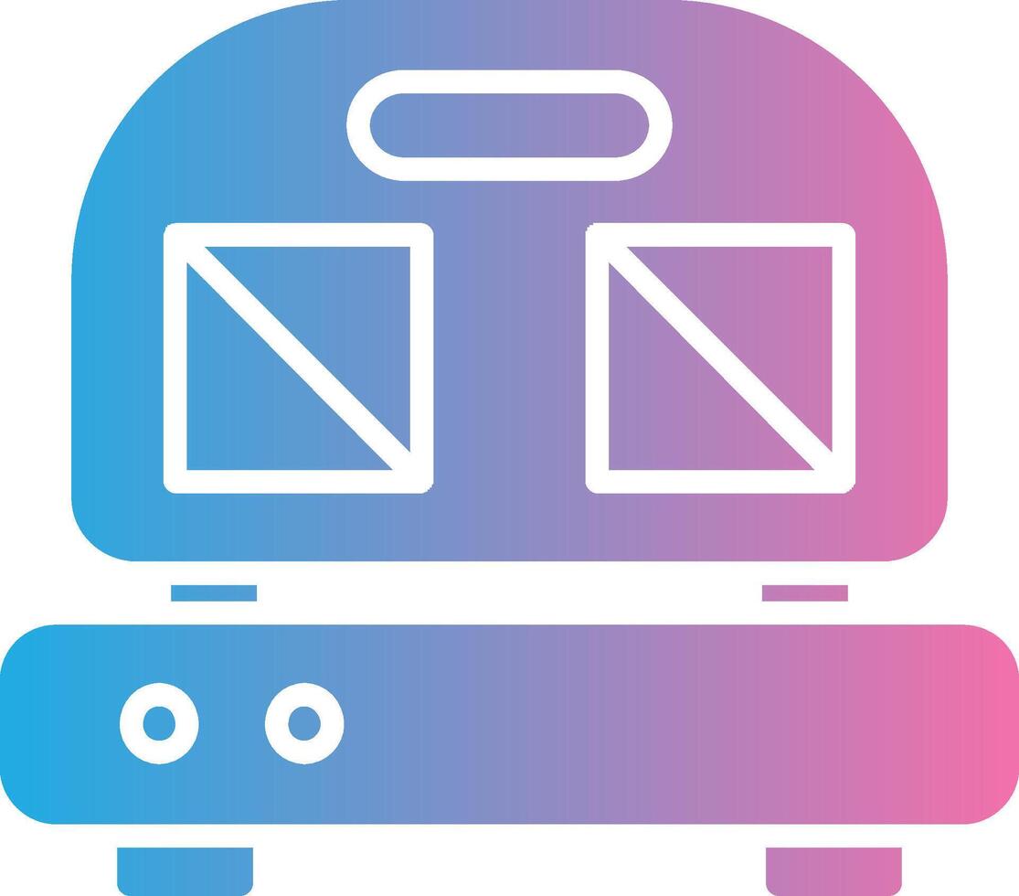 Sandwich Press Glyph Gradient Icon Design vector