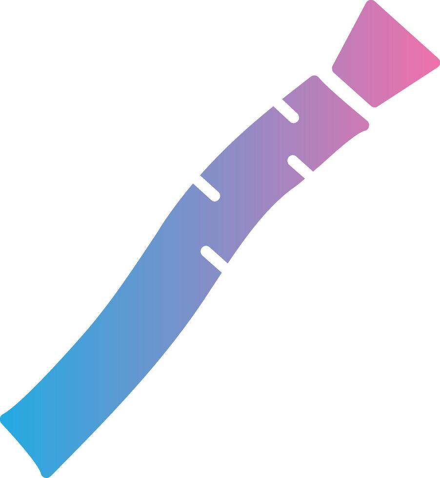 Miswak Glyph Gradient Icon Design vector