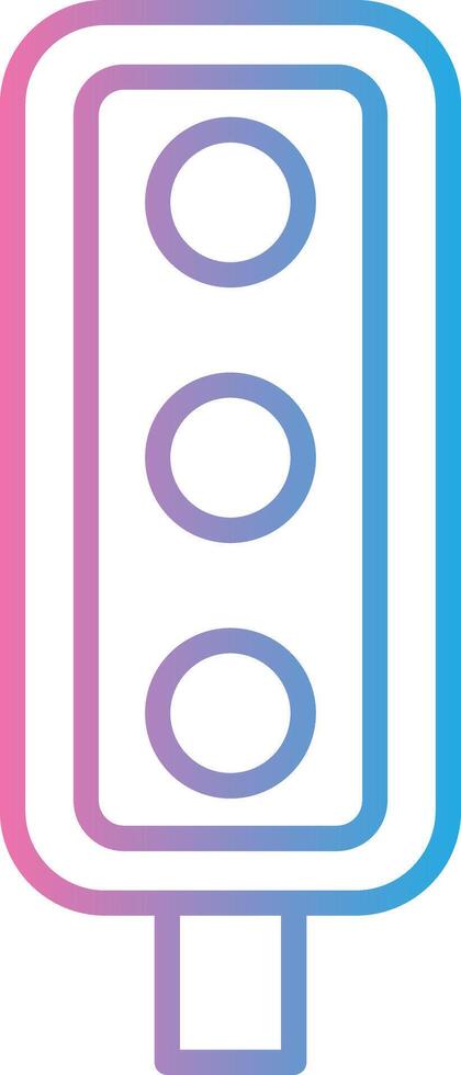 Rgb Line Gradient Icon Design vector