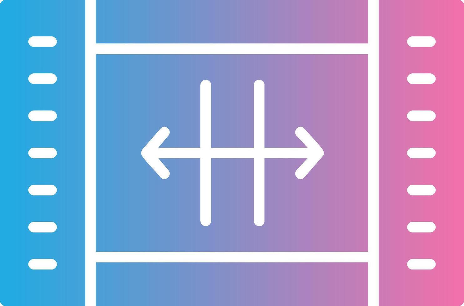 Resize Glyph Gradient Icon Design vector